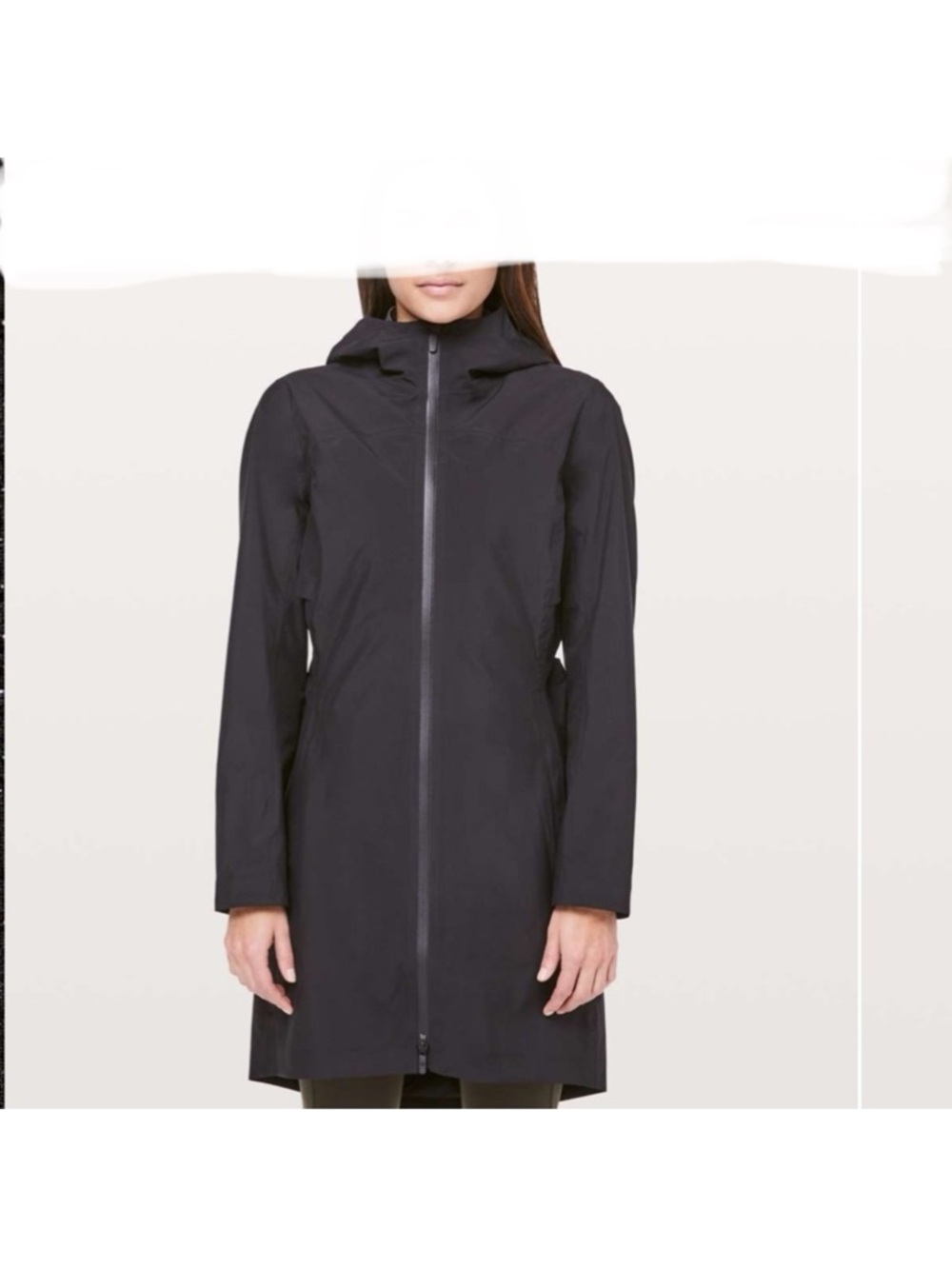 Lululemon Athletica Rebel Rain Jacket In Black Size 6 Outdoor Travel - Picture 4 of 16